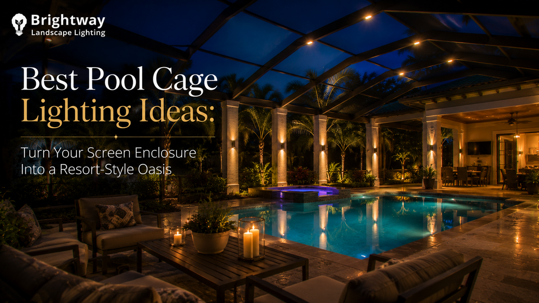 Best Pool Cage Lighting Ideas: Turn Your Screen Enclosure Into a Resort-Style Oasis