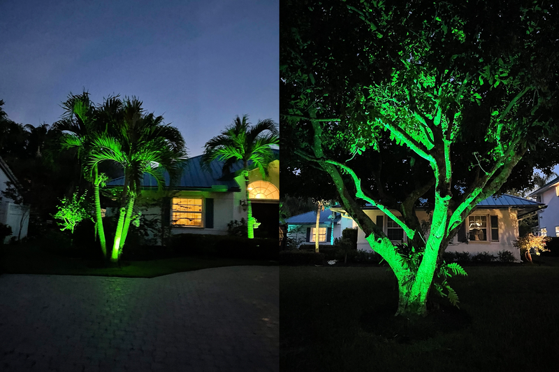 The best outdoor residential color lighting