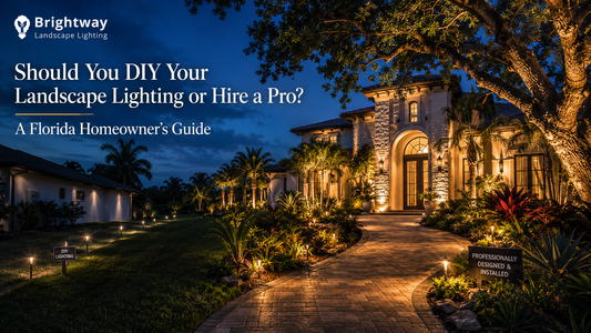 Should You DIY Your Landscape Lighting or Hire a Pro? A Florida Homeowner's Guide