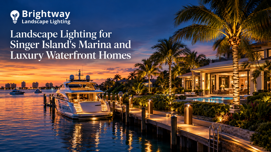 Landscape Lighting for Singer Island's Marina and Luxury Waterfront Homes