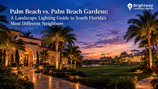 Palm Beach vs. Palm Beach Gardens: A Landscape Lighting Guide to South Florida's Most Different Neighbors