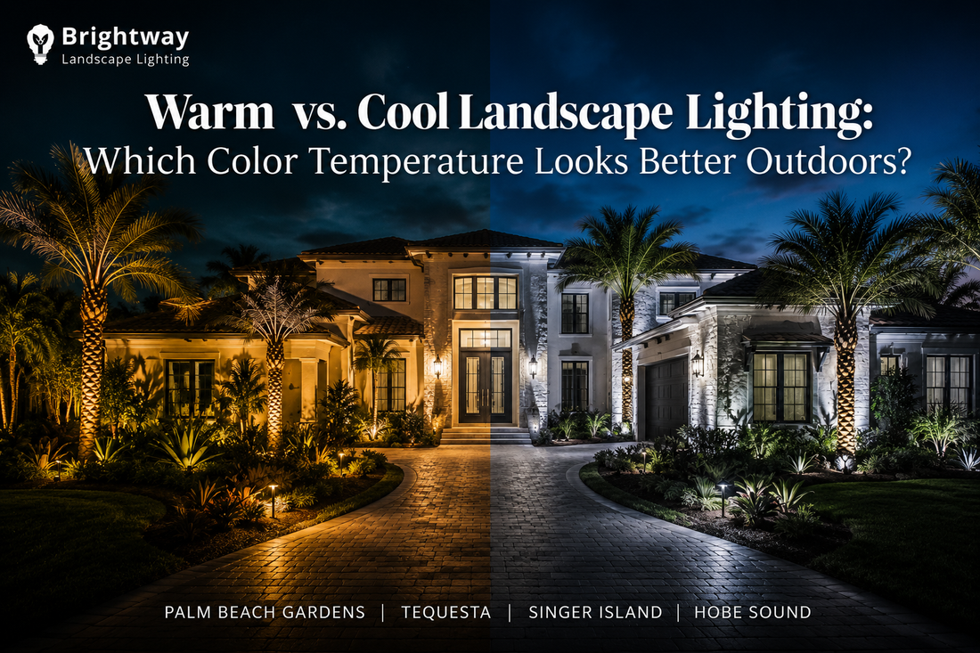 Warm vs. Cool Landscape Lighting: Which Color Temperature Looks Better Outdoors?